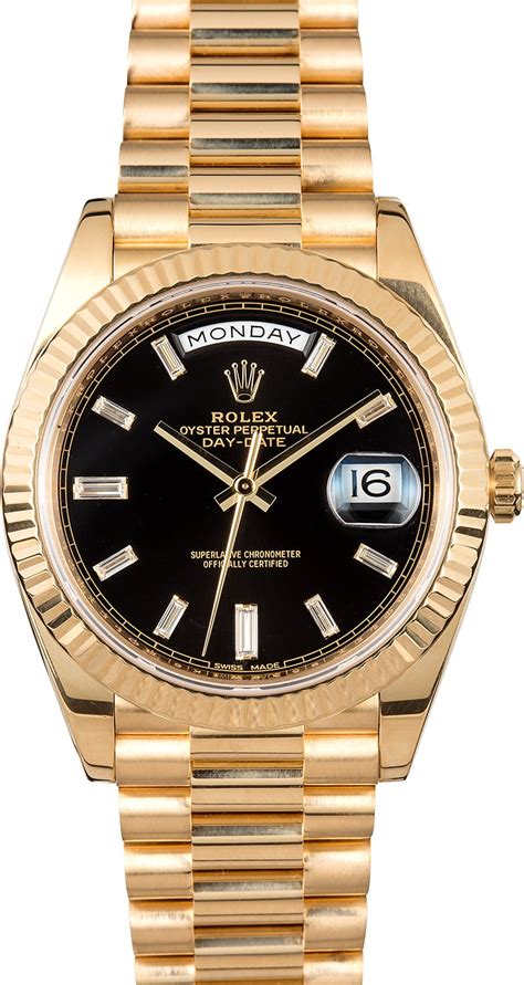 rolex day date 40 president.